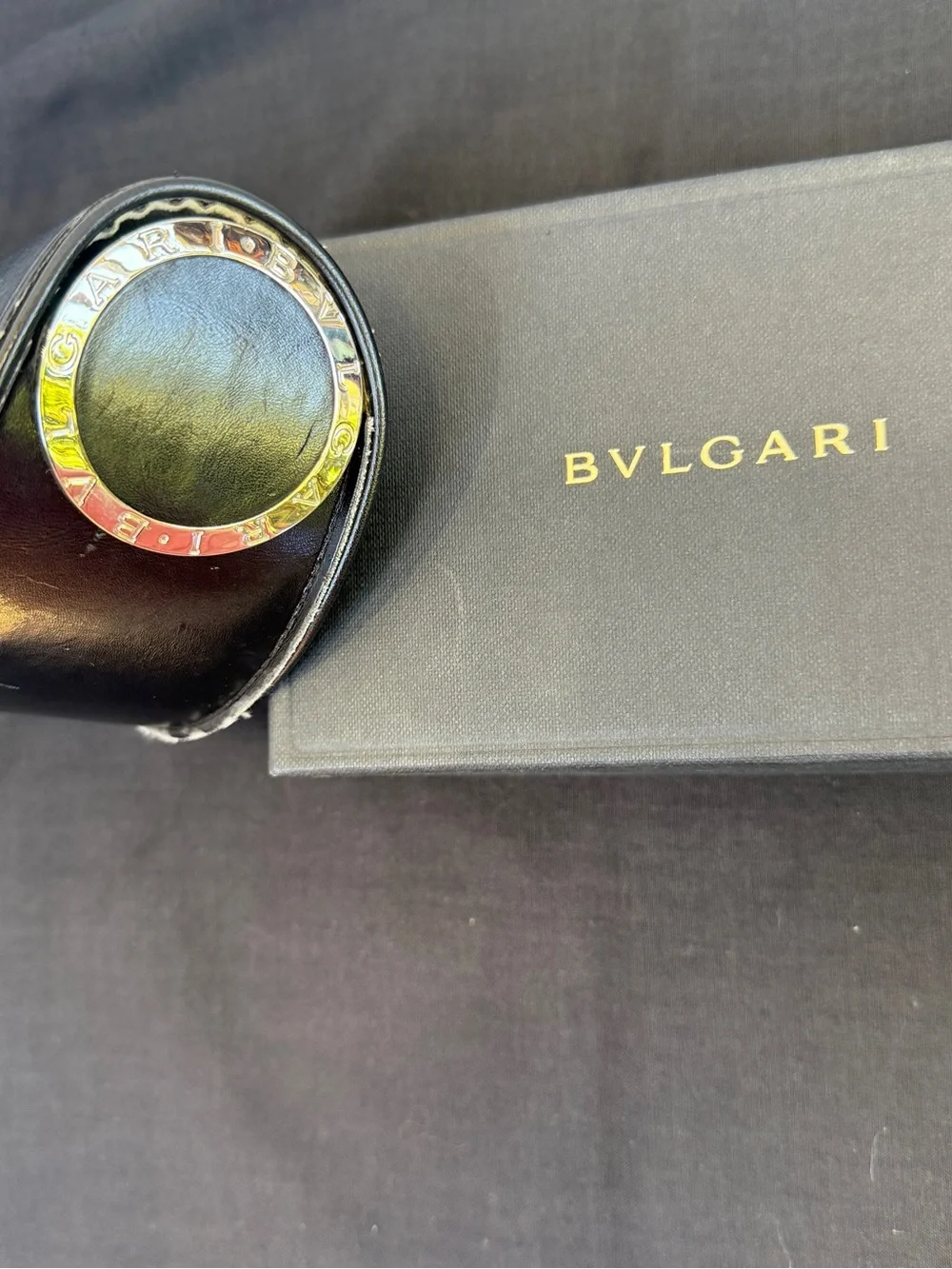 Bvlgari VINTAGE Sunglasses BV6038B Full Pkg 103/8G Lens Grey Gradient, Graduated